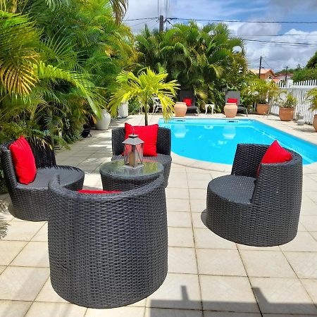 Apartamento Coquet F2 Climatise Avec Piscine Au Lamentin Le Lamentin Exterior foto